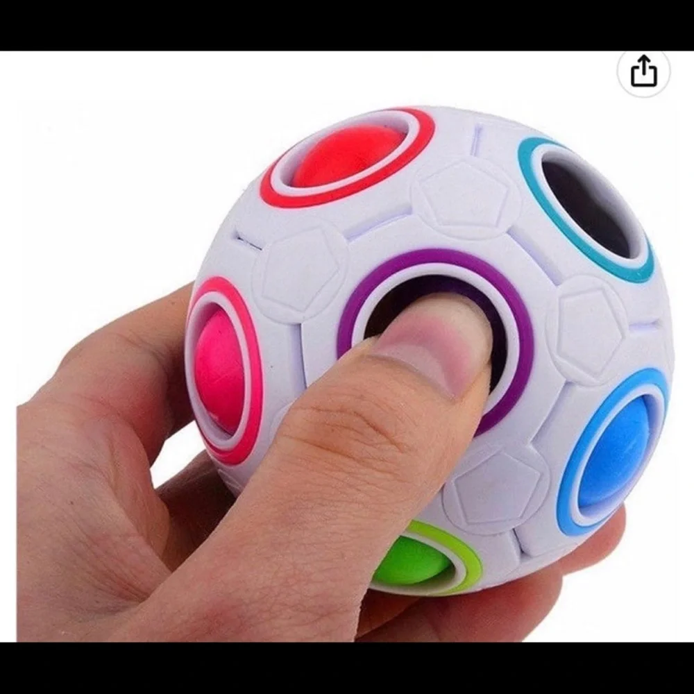 BroMocube Rainbow Fidget Ball Antistress Fidget Cube  Rainbow Puzzle Ball
